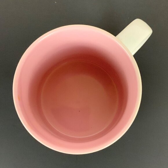 Ann Papel Poetry Name Coffee Mug Cup Ceramic 10 oz White Pink Vintage Gift - Picture 5 of 6